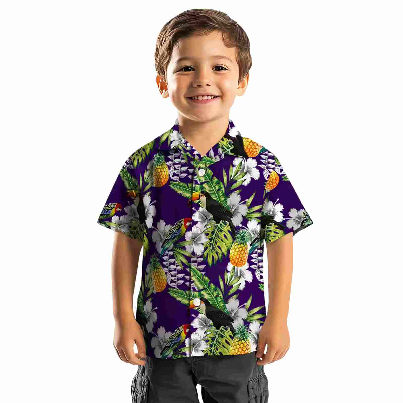 custom kansas state wildcats tropical toucan purple green hawaiian shirt top rated