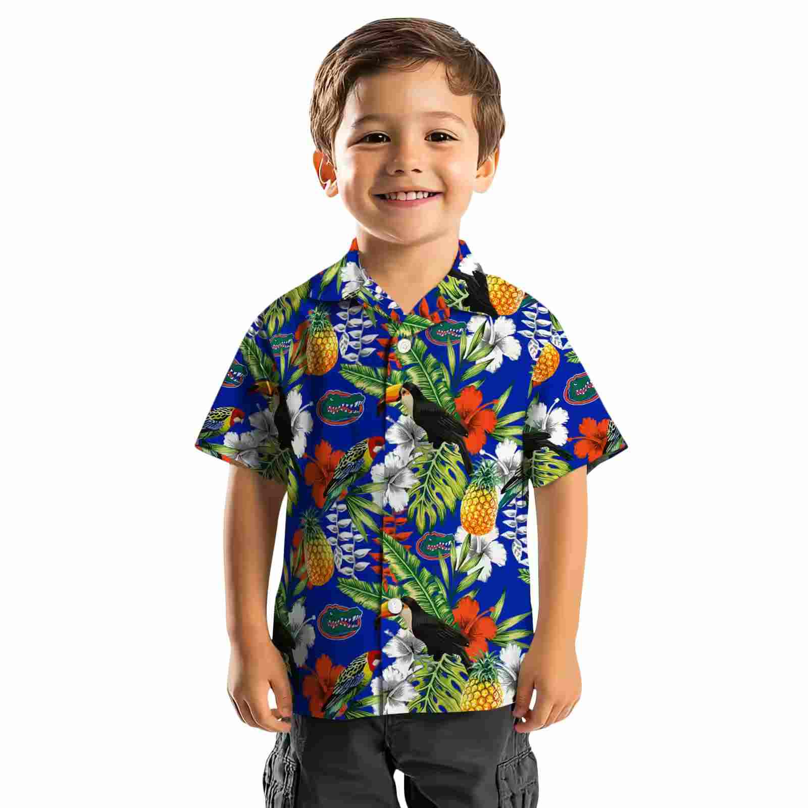 customized florida gators tropical toucan blue green hawaiian shirt top rated