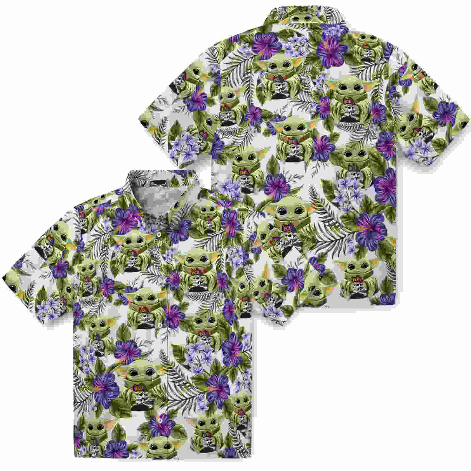 east carolina pirates tropical yoda green hawaiian shirt high quality