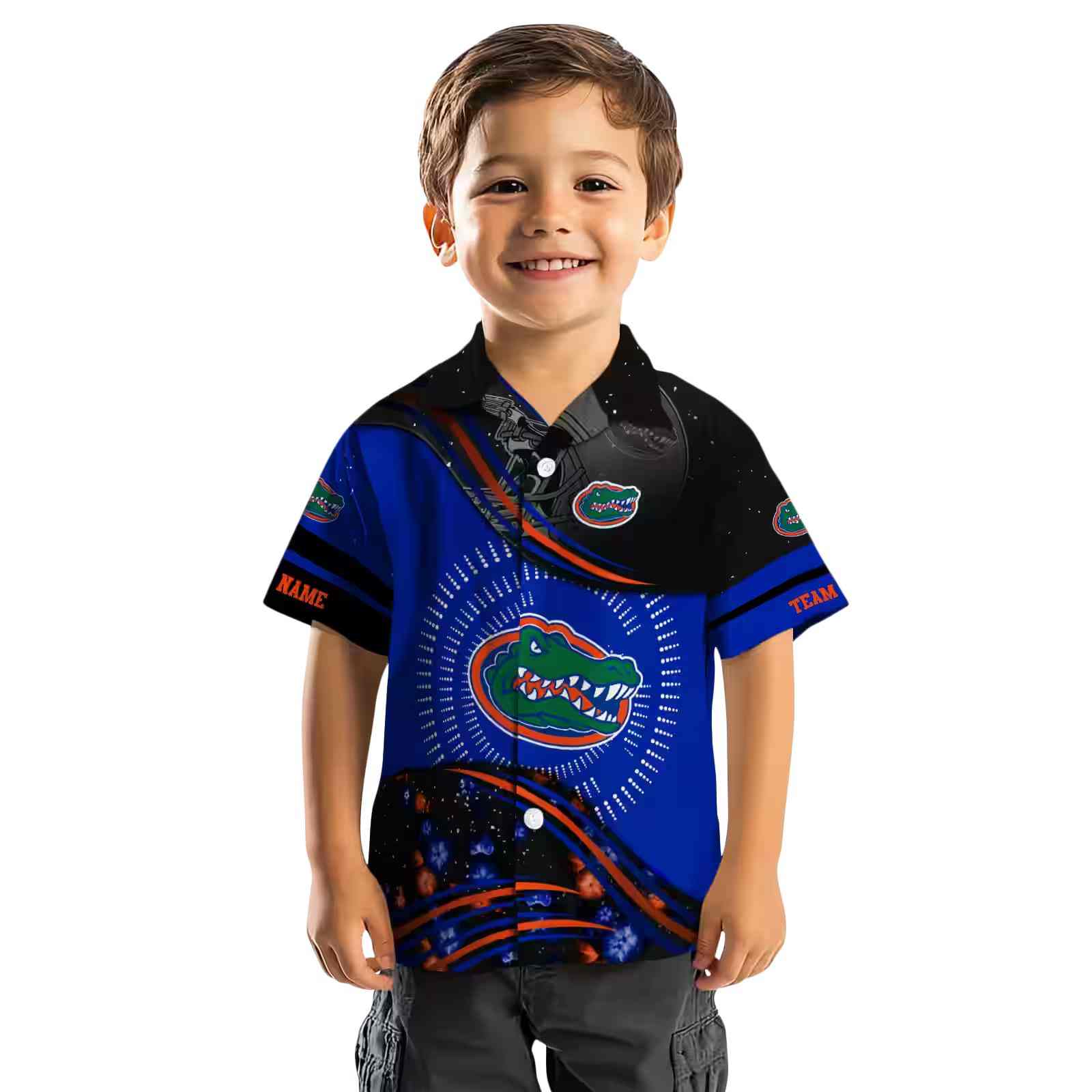 florida gators football wave blue black hawaiian shirt top rated