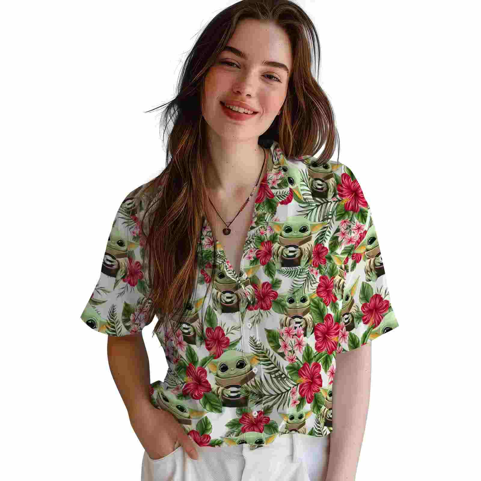 georgia bulldogs tropical yoda green hawaiian shirt latest model