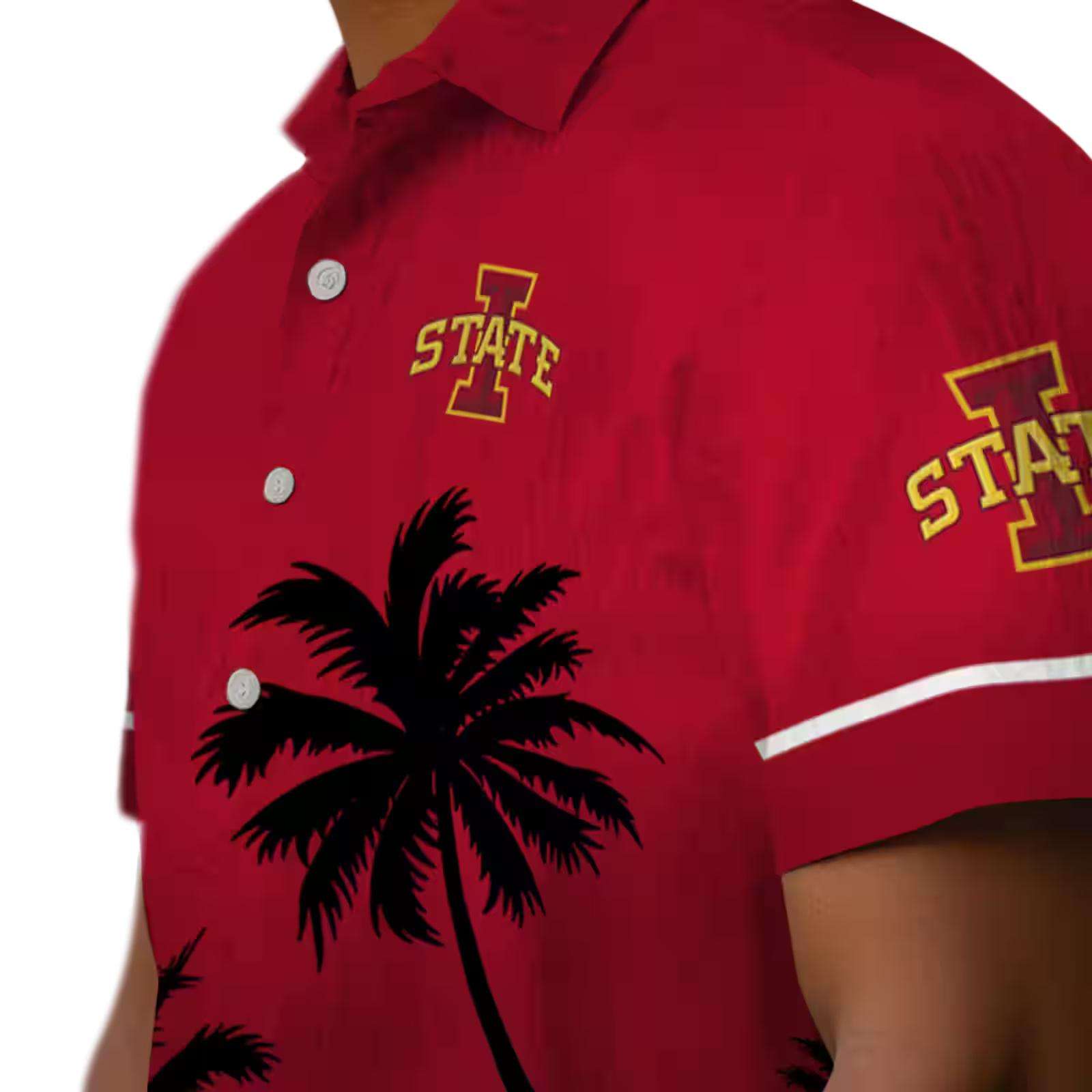 iowa state cyclones beach sunset red black hawaiian shirt trendy