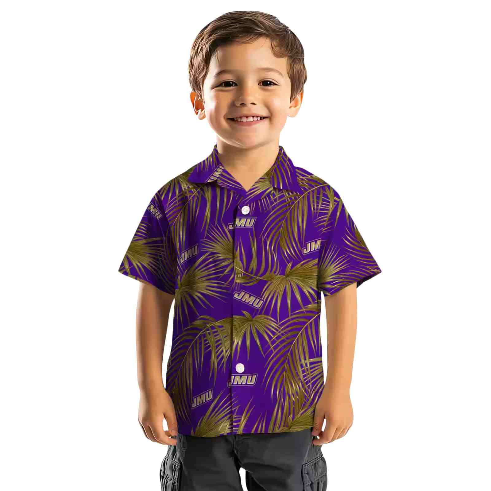 james madison dukes leafy palms purple hawaiian shirt top rated