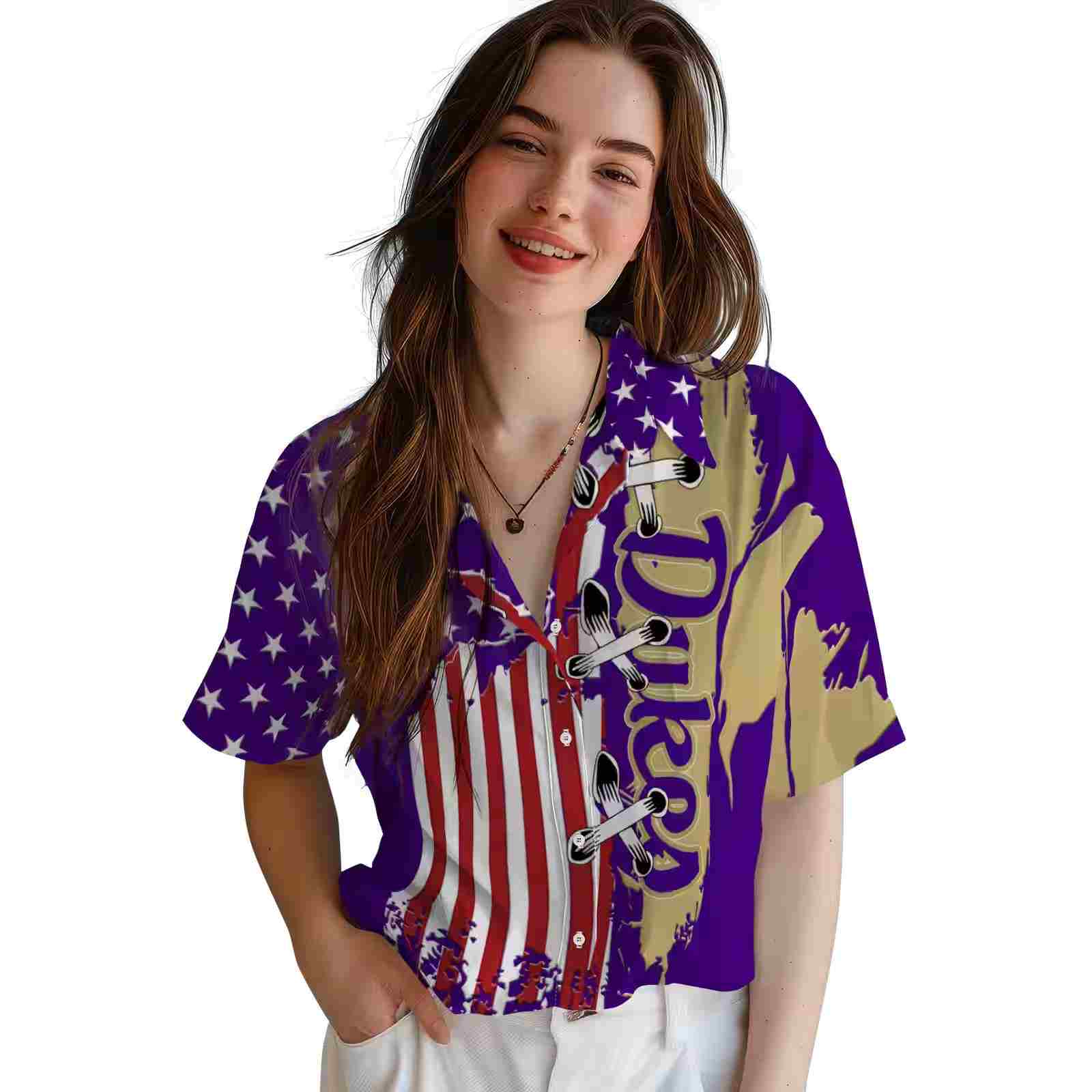 james madison dukes stitched flag purple hawaiian shirt latest model