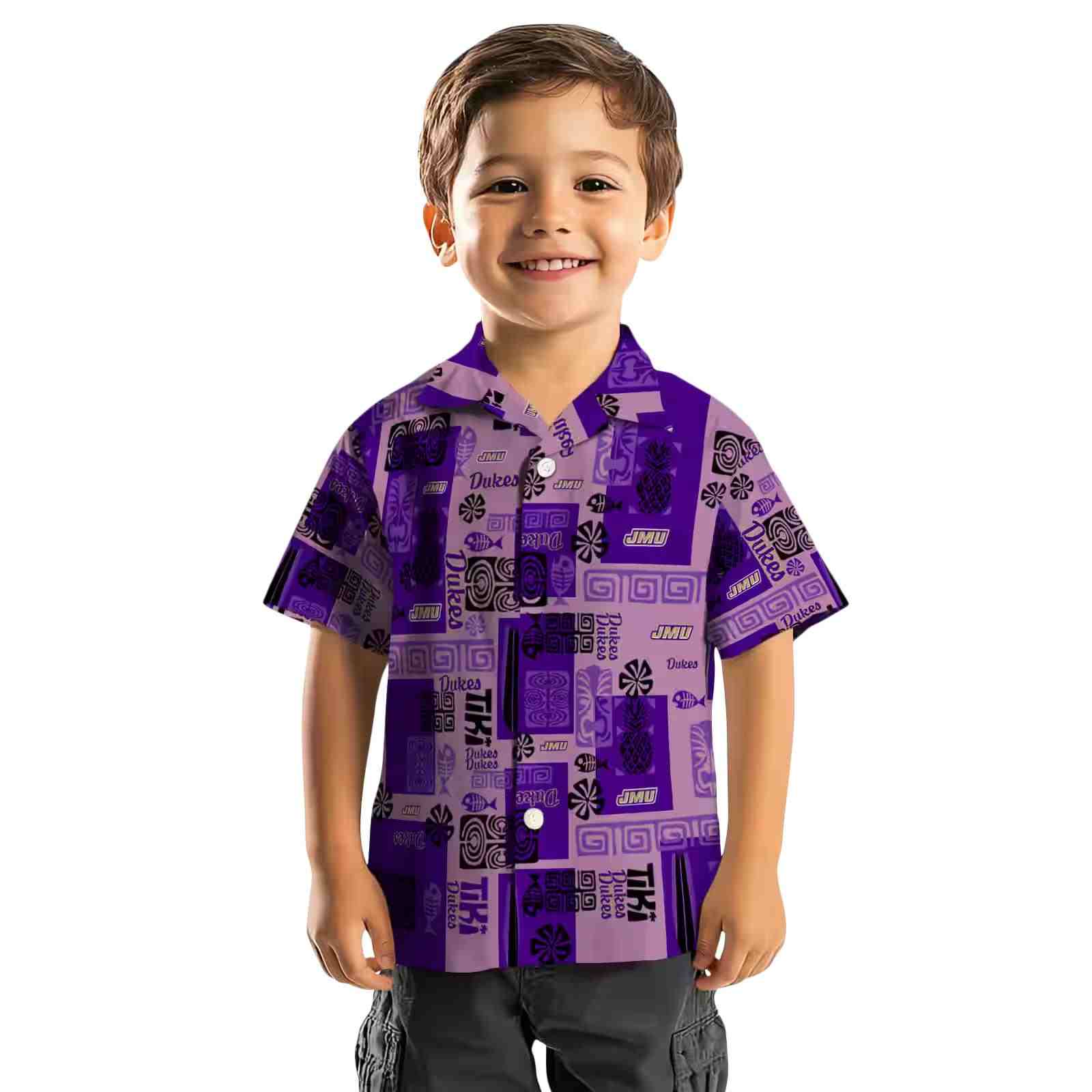 james madison dukes tribal symbols purple hawaiian shirt top rated