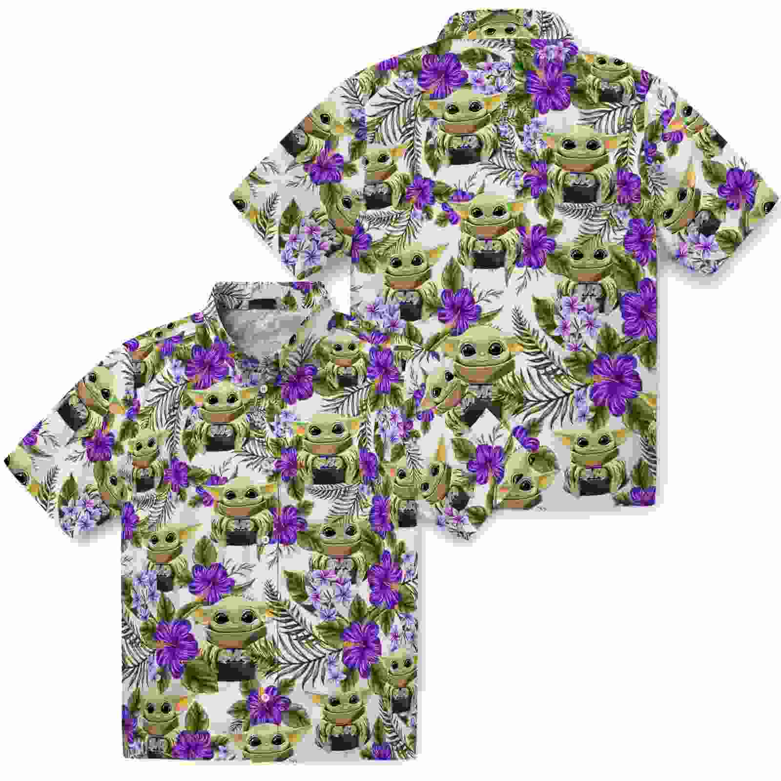 james madison dukes tropical yoda green hawaiian shirt high quality