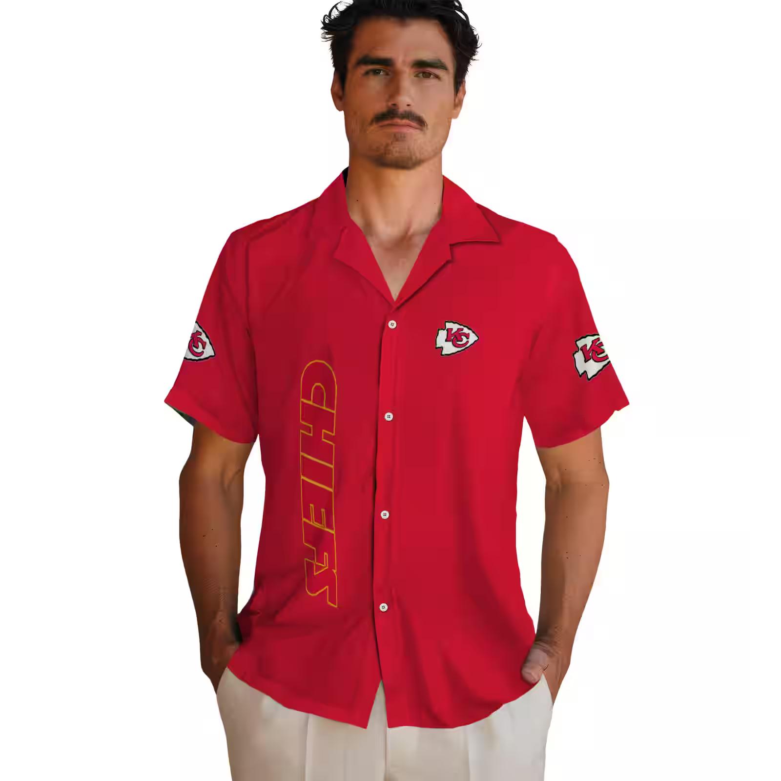 kansas city chiefs stuart minion red hawaiian shirt fashion forward