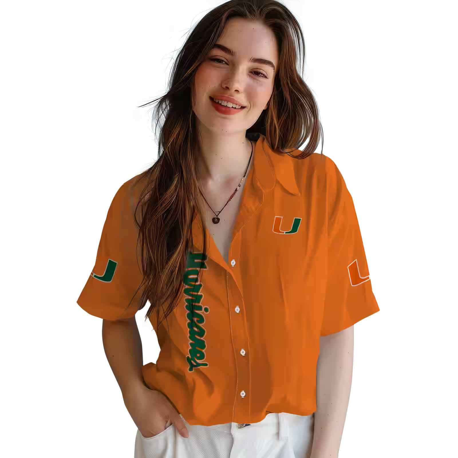 miami hurricanes stuart minion orange hawaiian shirt latest model