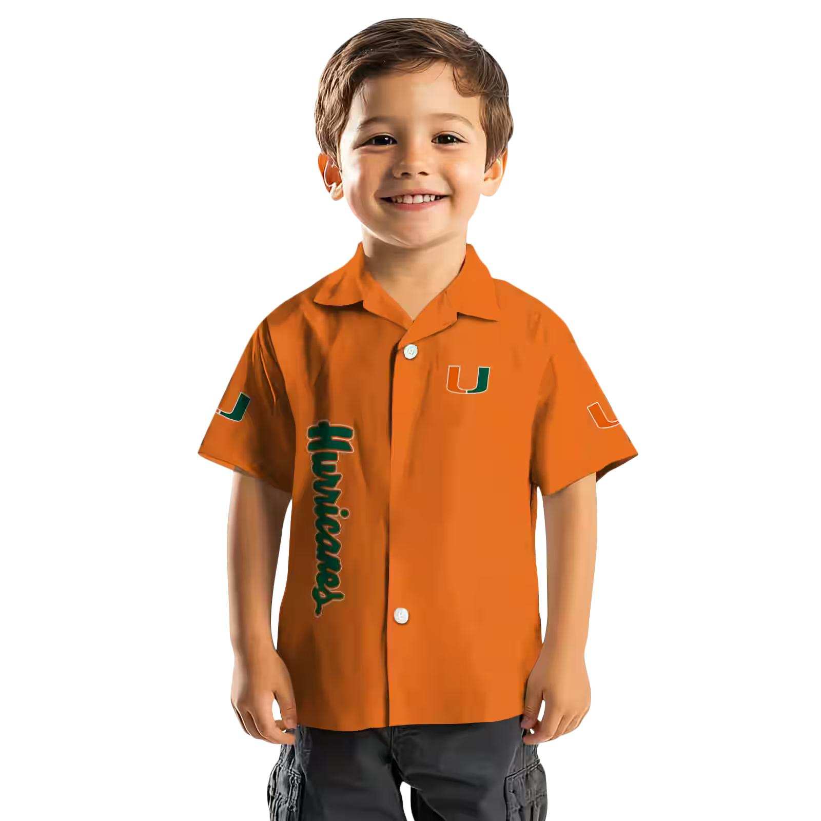 miami hurricanes stuart minion orange hawaiian shirt top rated