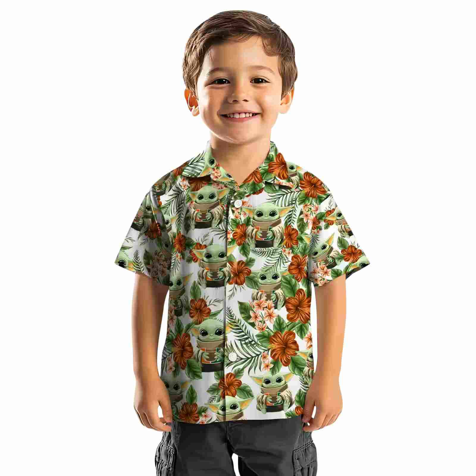 miami hurricanes tropical yoda green hawaiian shirt top rated