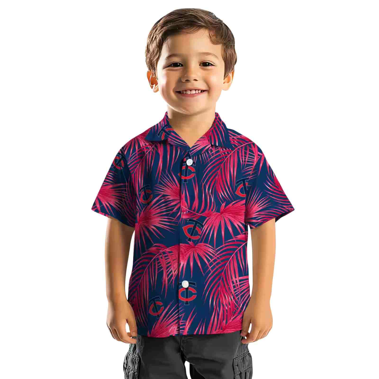 minnesota twins leafy palms navy hawaiian shirt top rated