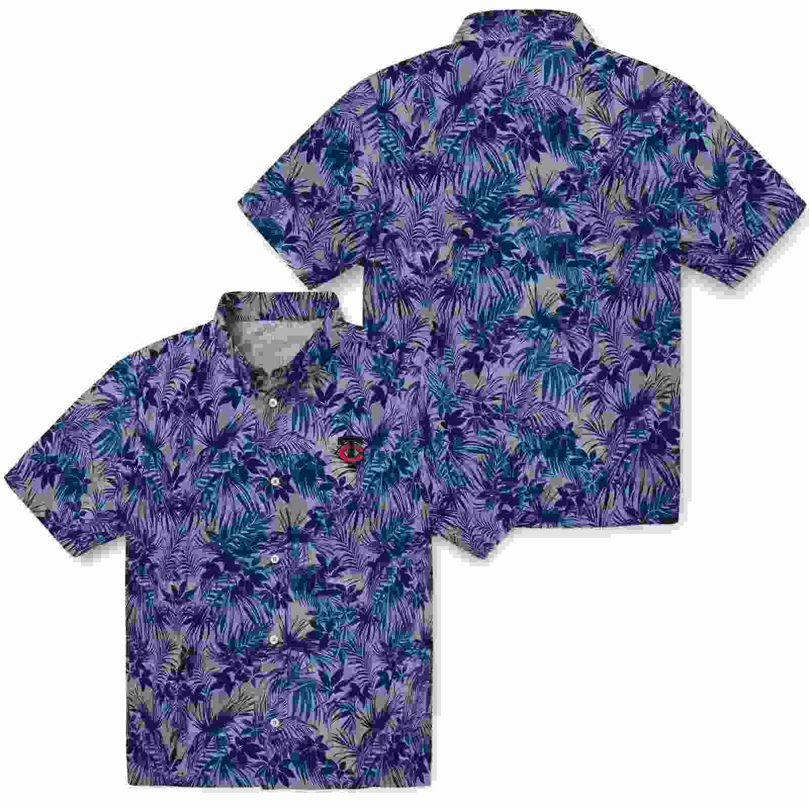 minnesota twins leafy pattern navy hawaiian shirt high quality