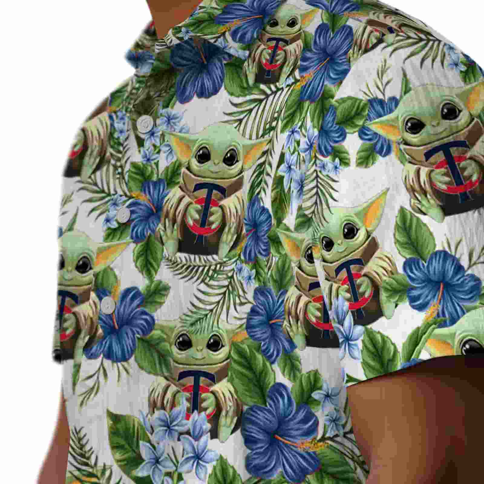 minnesota twins tropical yoda green hawaiian shirt trendy