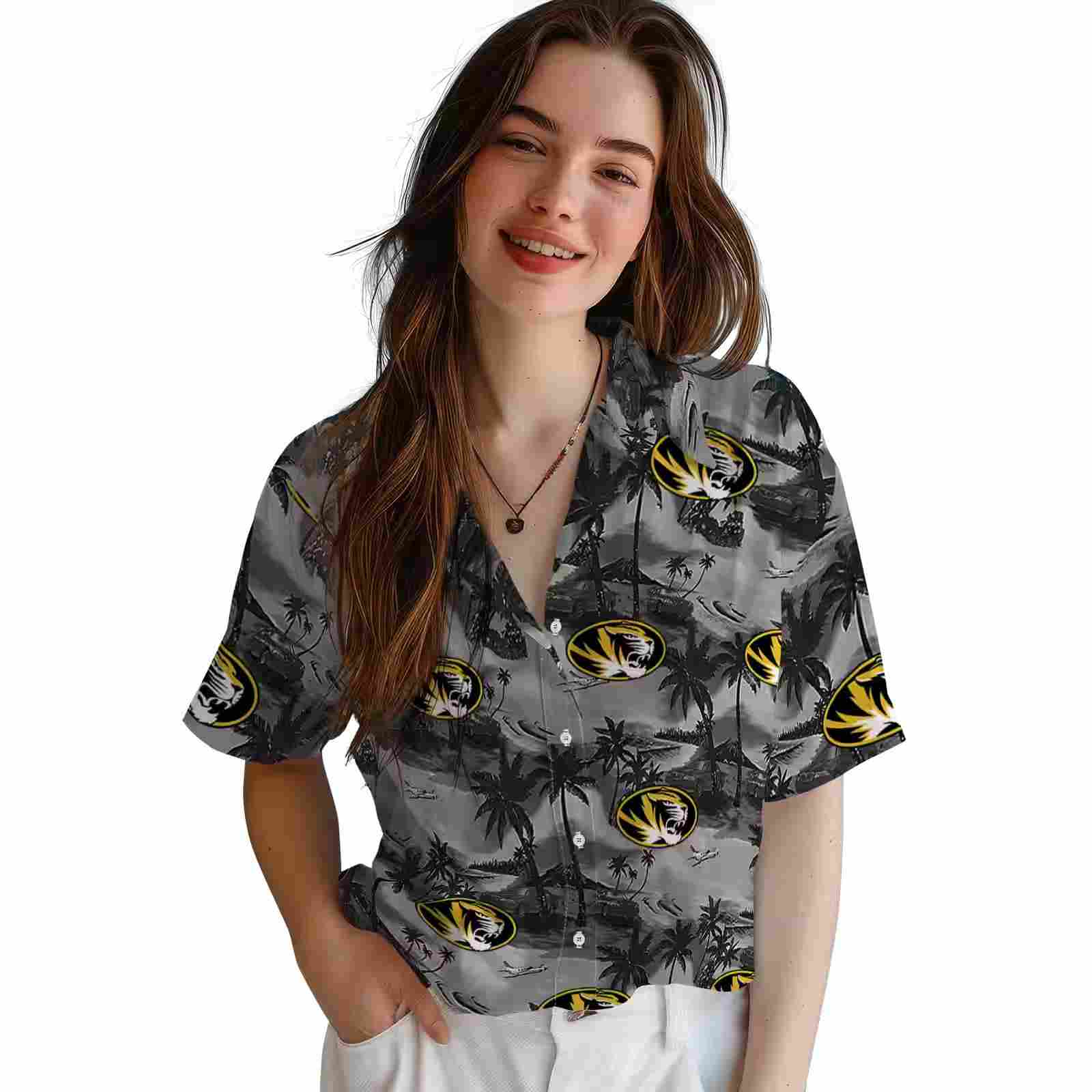 missouri tigers coastal palms black hawaiian shirt latest model