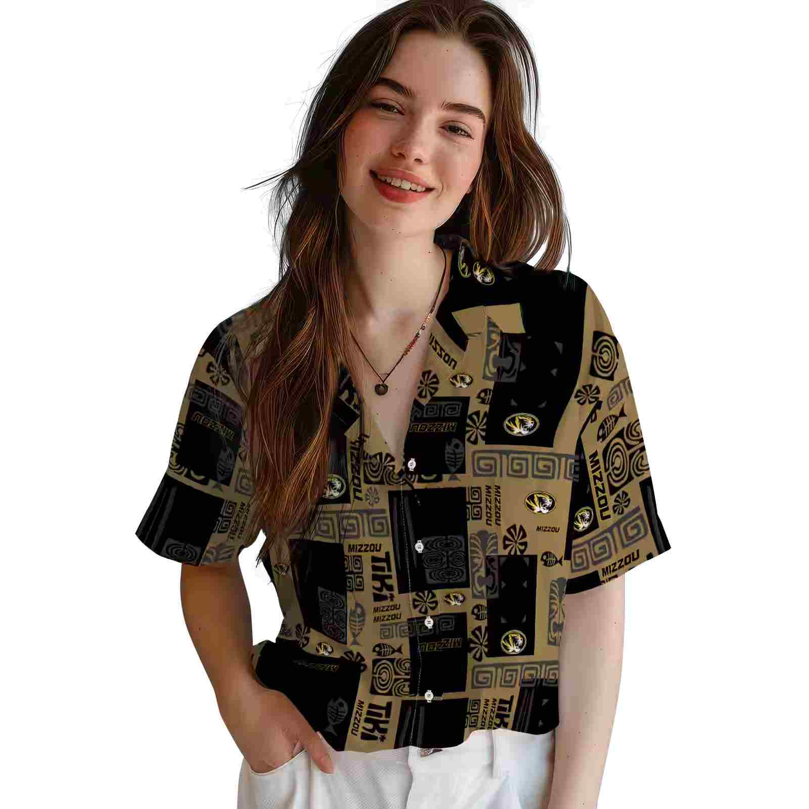 missouri tigers tribal symbols black hawaiian shirt latest model