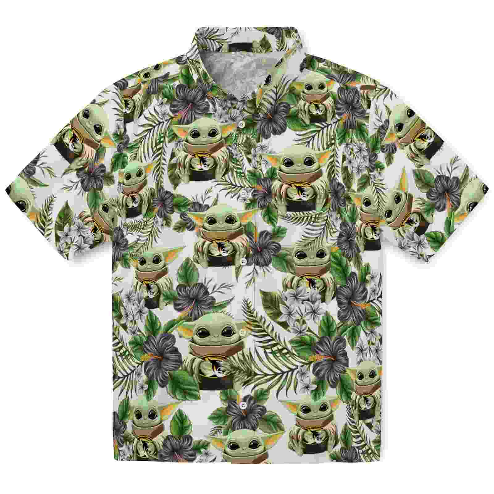 Missouri Tigers Tropical Yoda Green Hawaiian Shirt