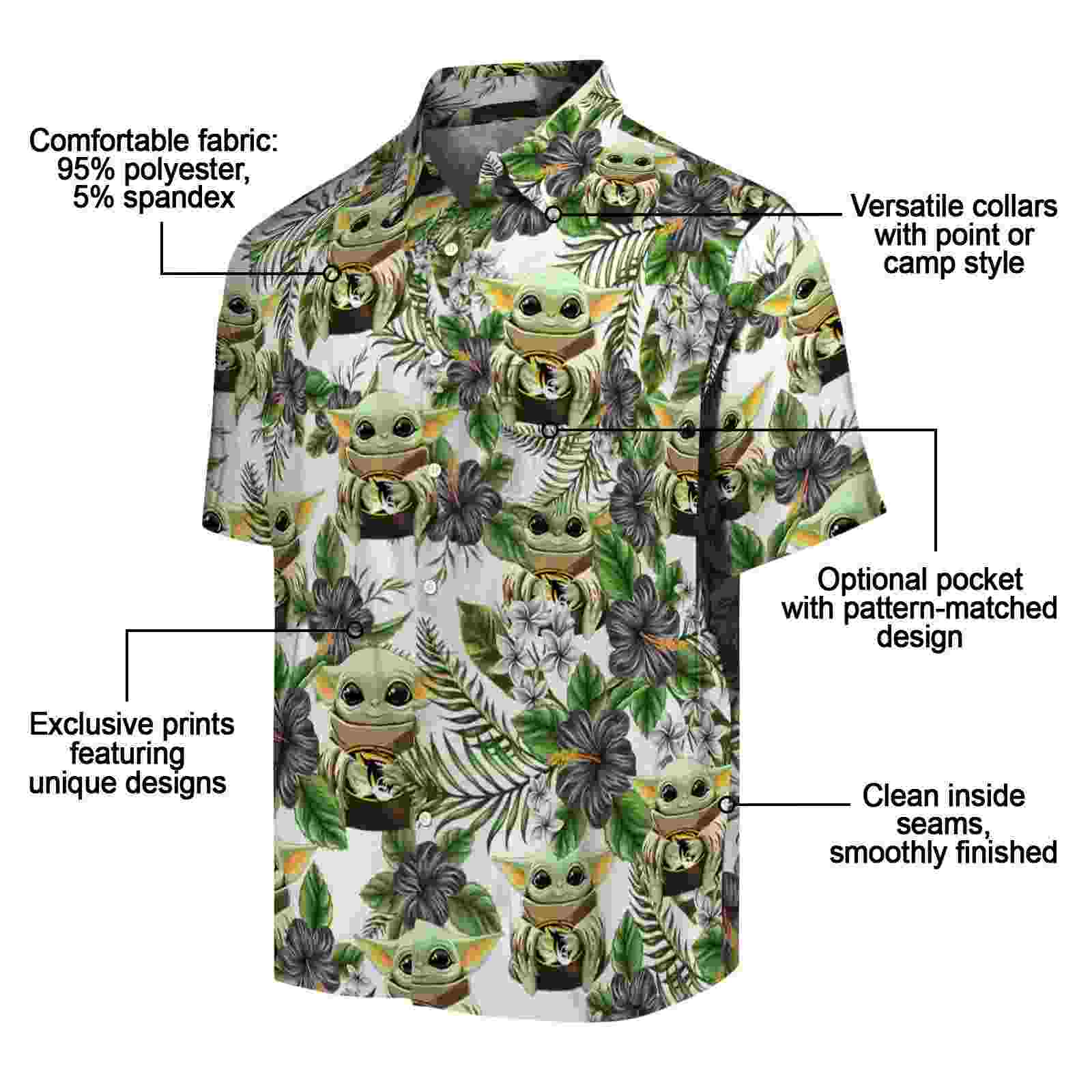 missouri tigers tropical yoda green hawaiian shirt new arrival