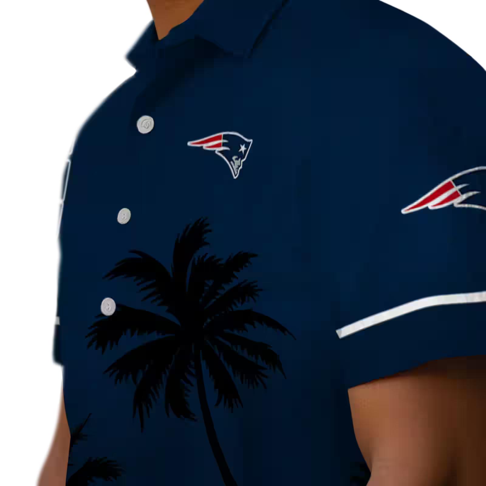 new england patriots beach sunset blue black hawaiian shirt trendy