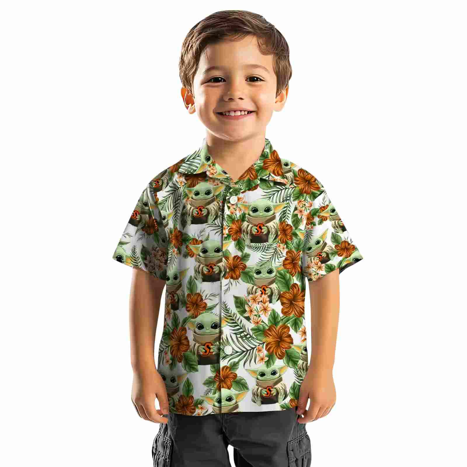 oklahoma state cowboys tropical yoda green hawaiian shirt top rated