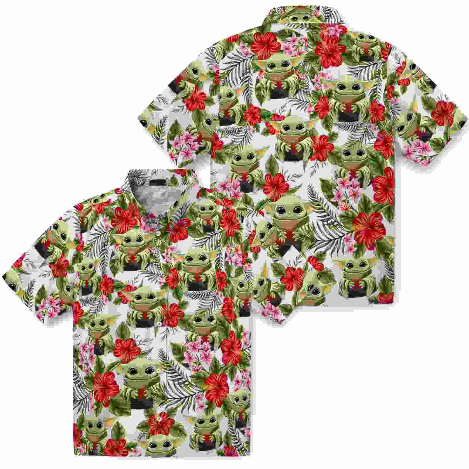 ole miss rebels tropical yoda green hawaiian shirt high quality