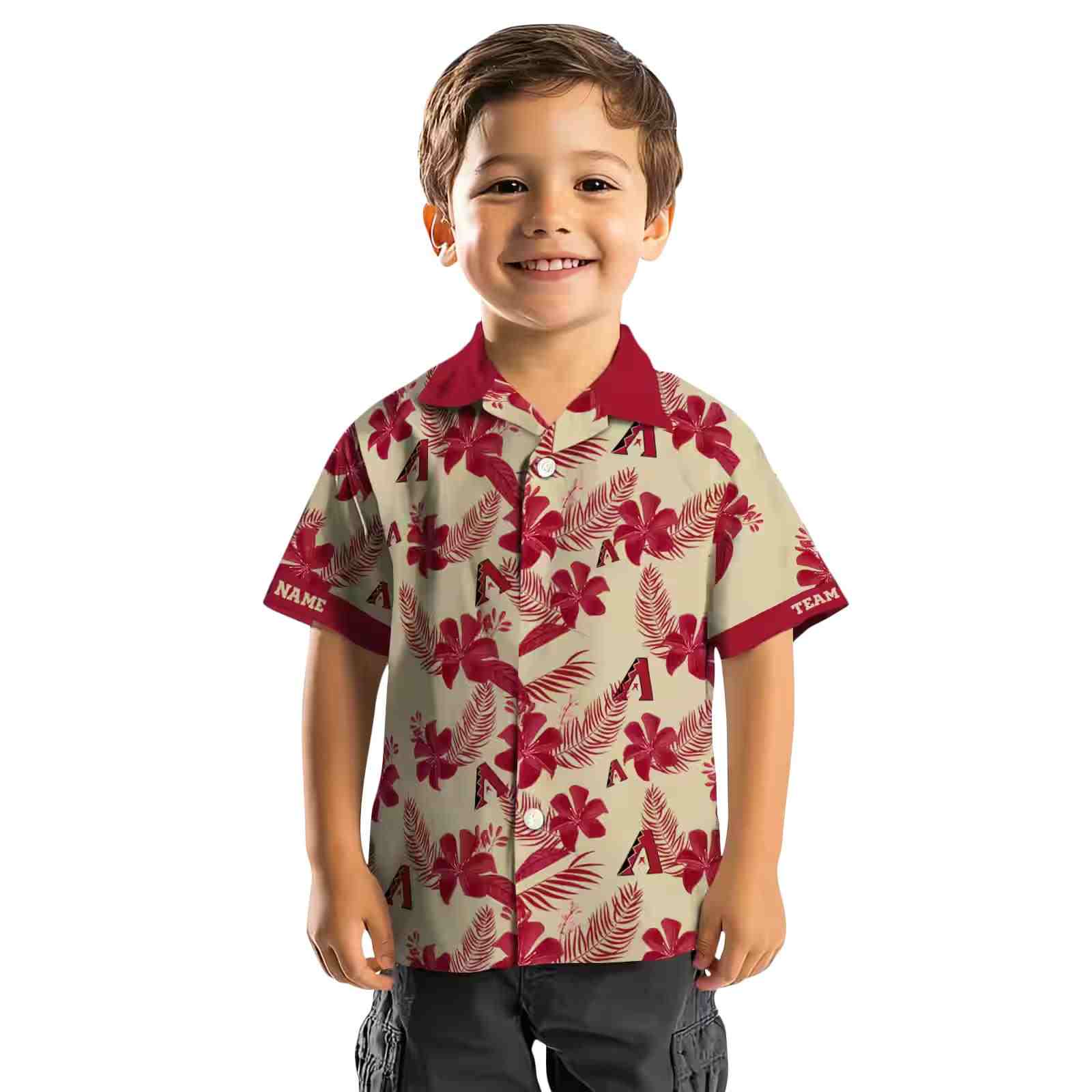 personalized arizona diamondbacks botanical print sand hawaiian shirt top rated