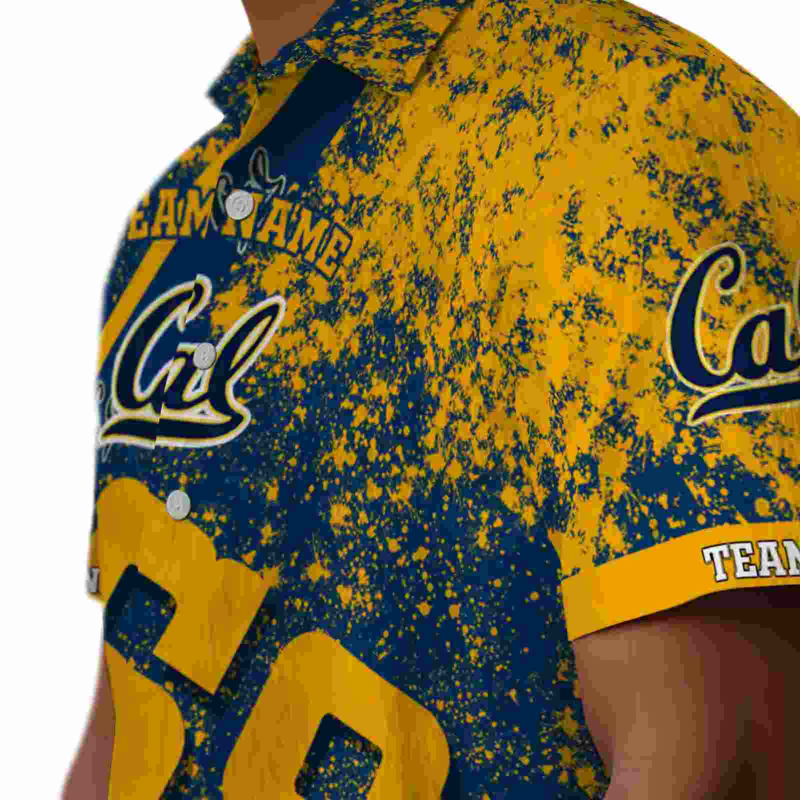 personalized california golden bears star stripes blue hawaiian shirt trendy