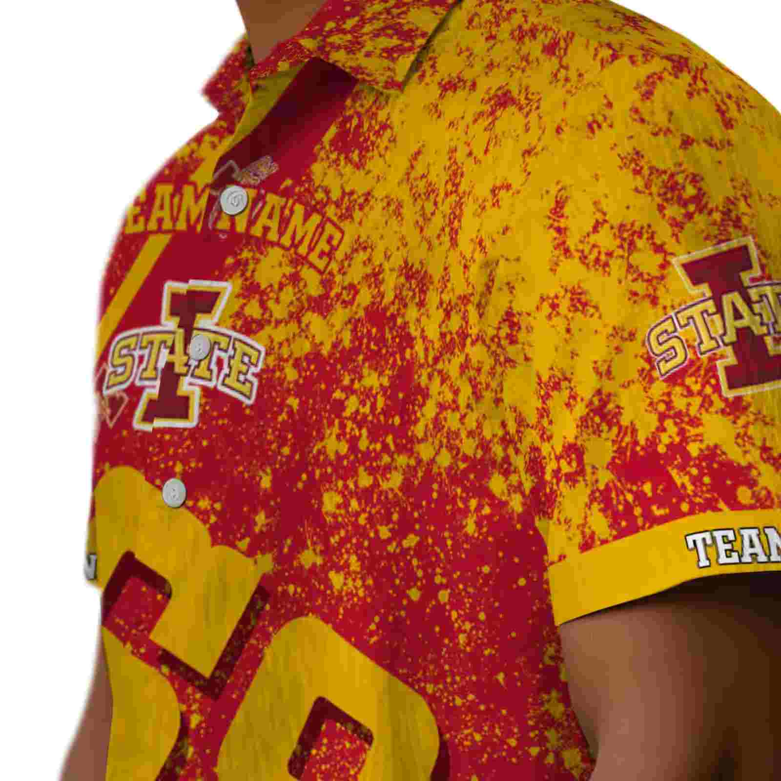 personalized iowa state cyclones star stripes red hawaiian shirt trendy