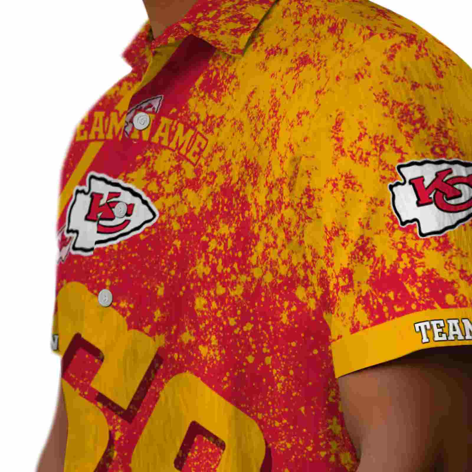 personalized kansas city chiefs star stripes red hawaiian shirt trendy