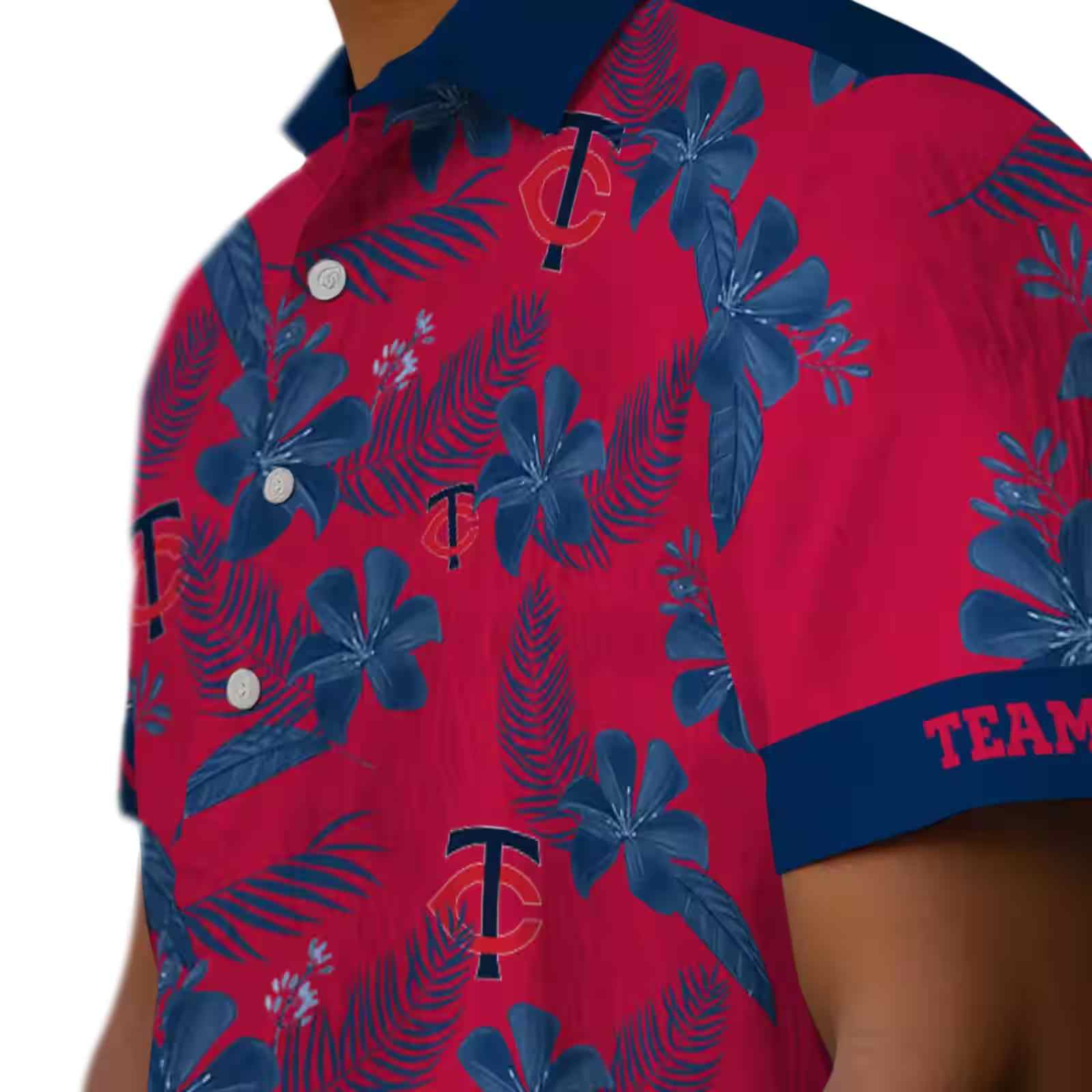 personalized minnesota twins botanical print red hawaiian shirt trendy