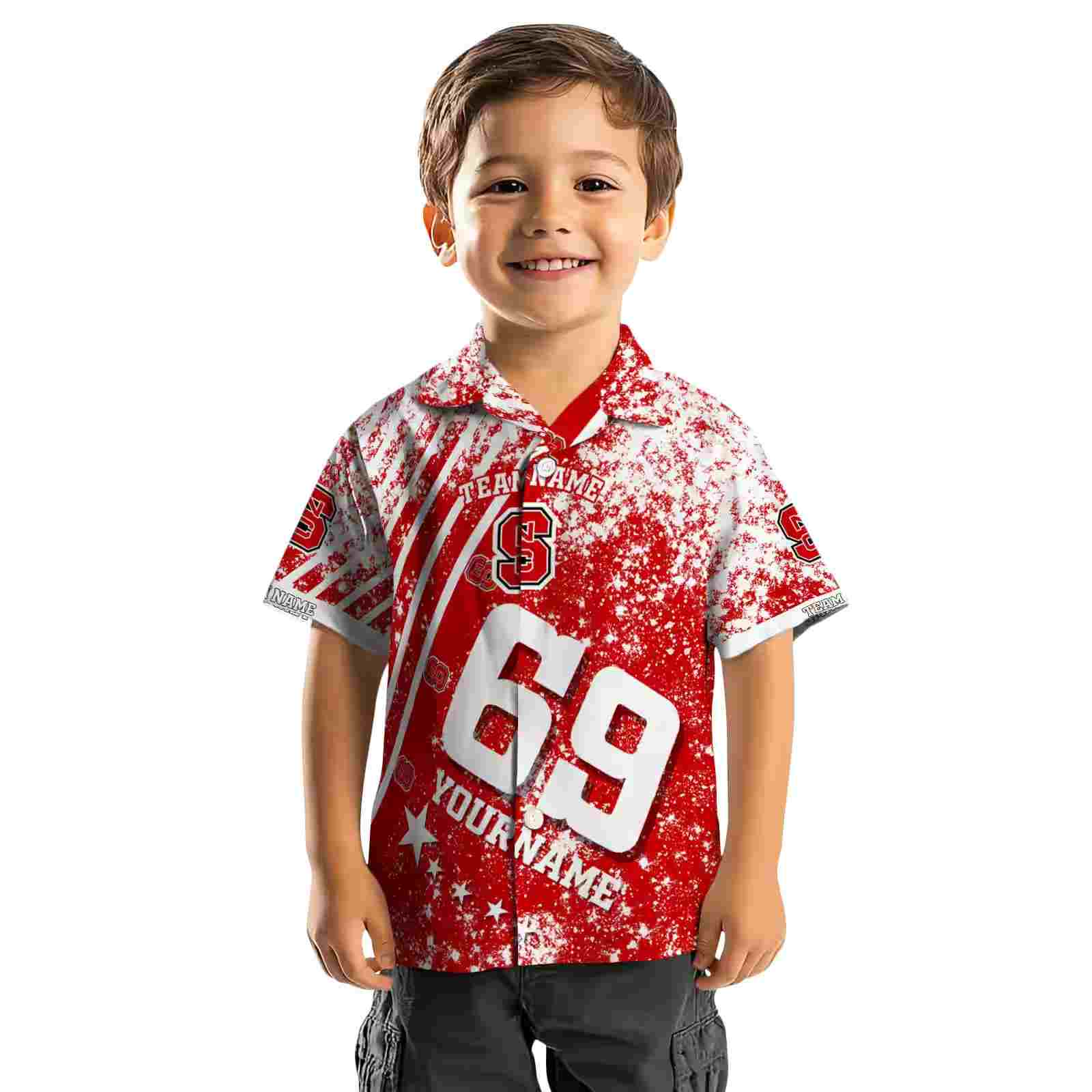 personalized nc state wolfpack star stripes red hawaiian shirt top rated