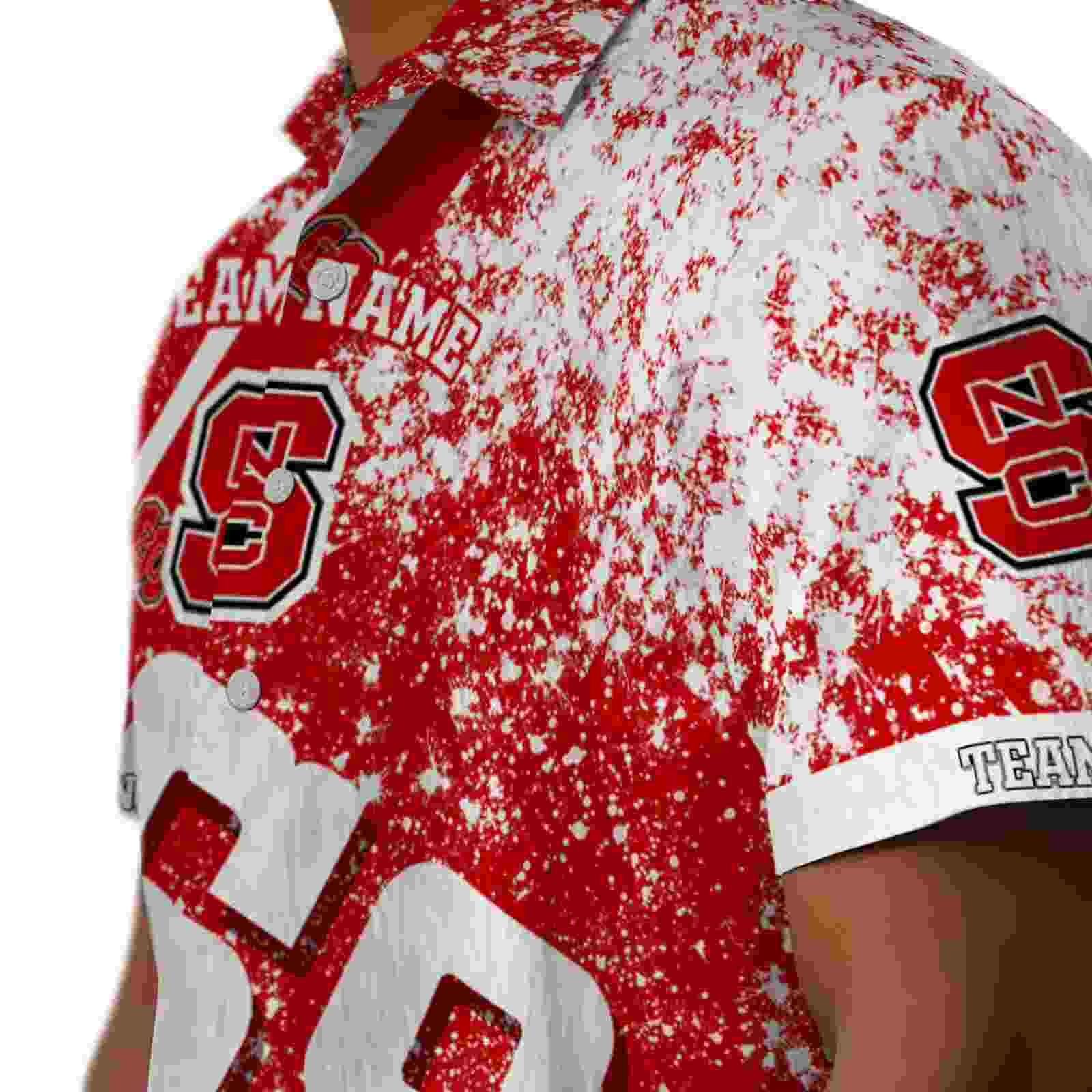 personalized nc state wolfpack star stripes red hawaiian shirt trendy