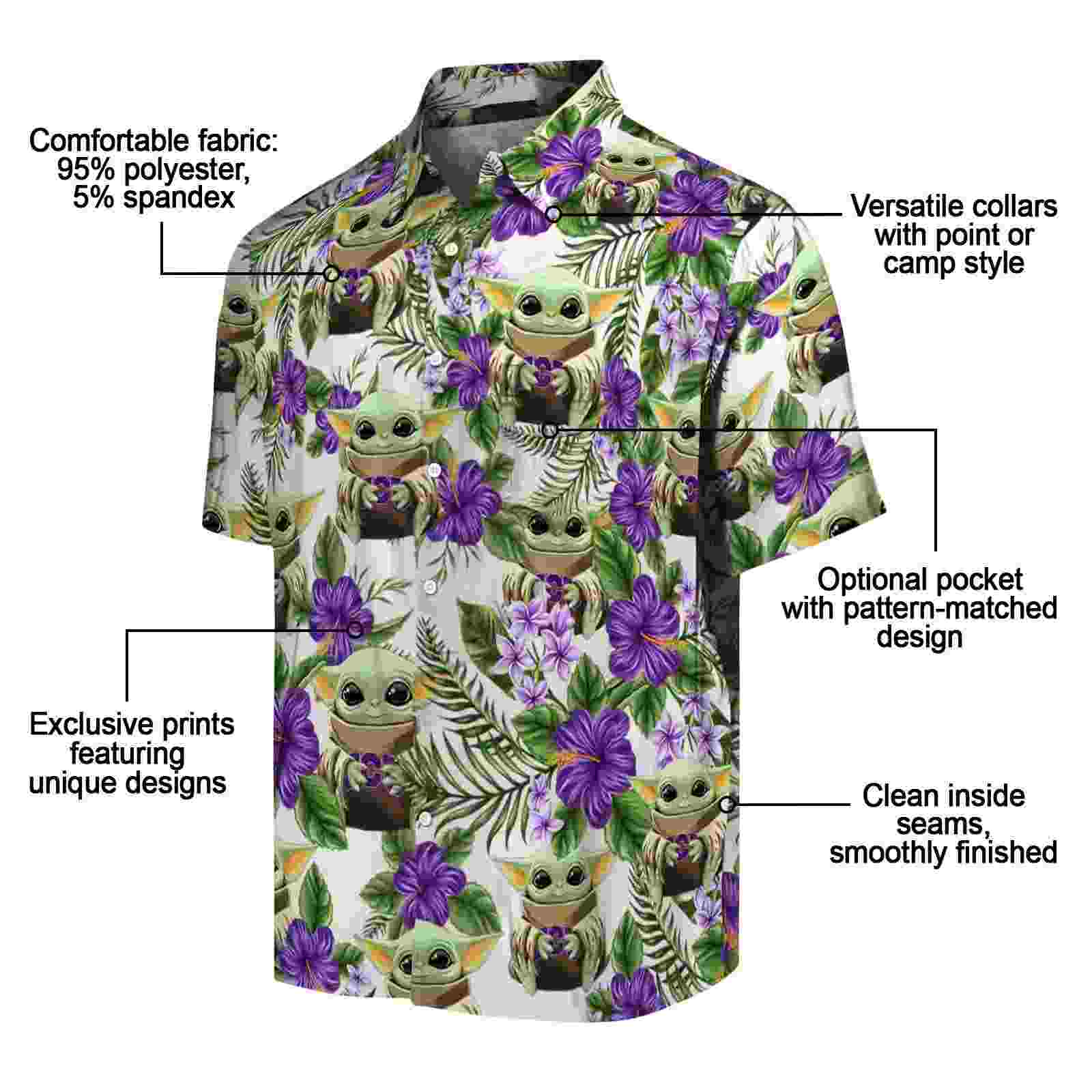 tcu horned frogs tropical yoda green hawaiian shirt new arrival