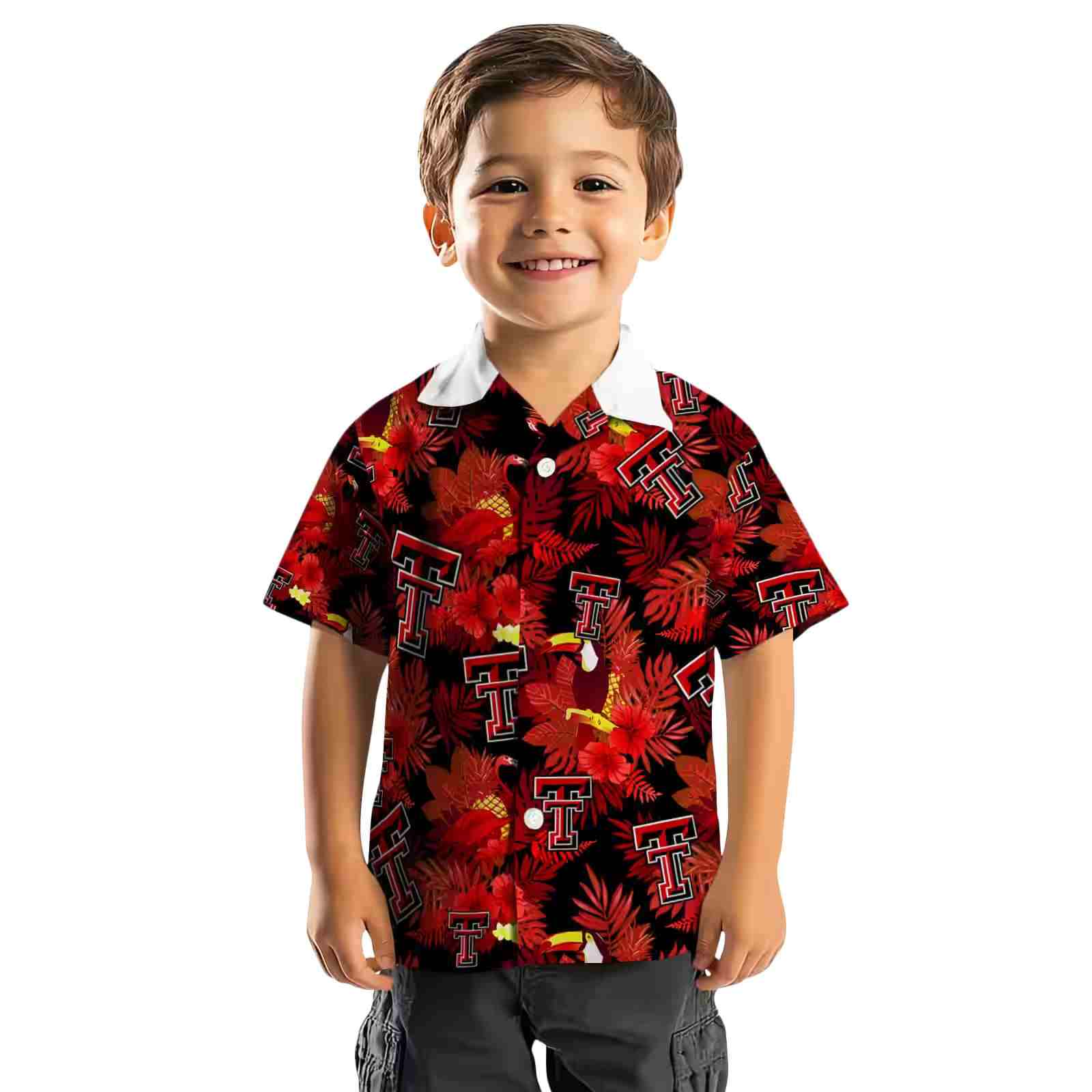 texas tech red raiders floral toucan red hawaiian shirt top rated