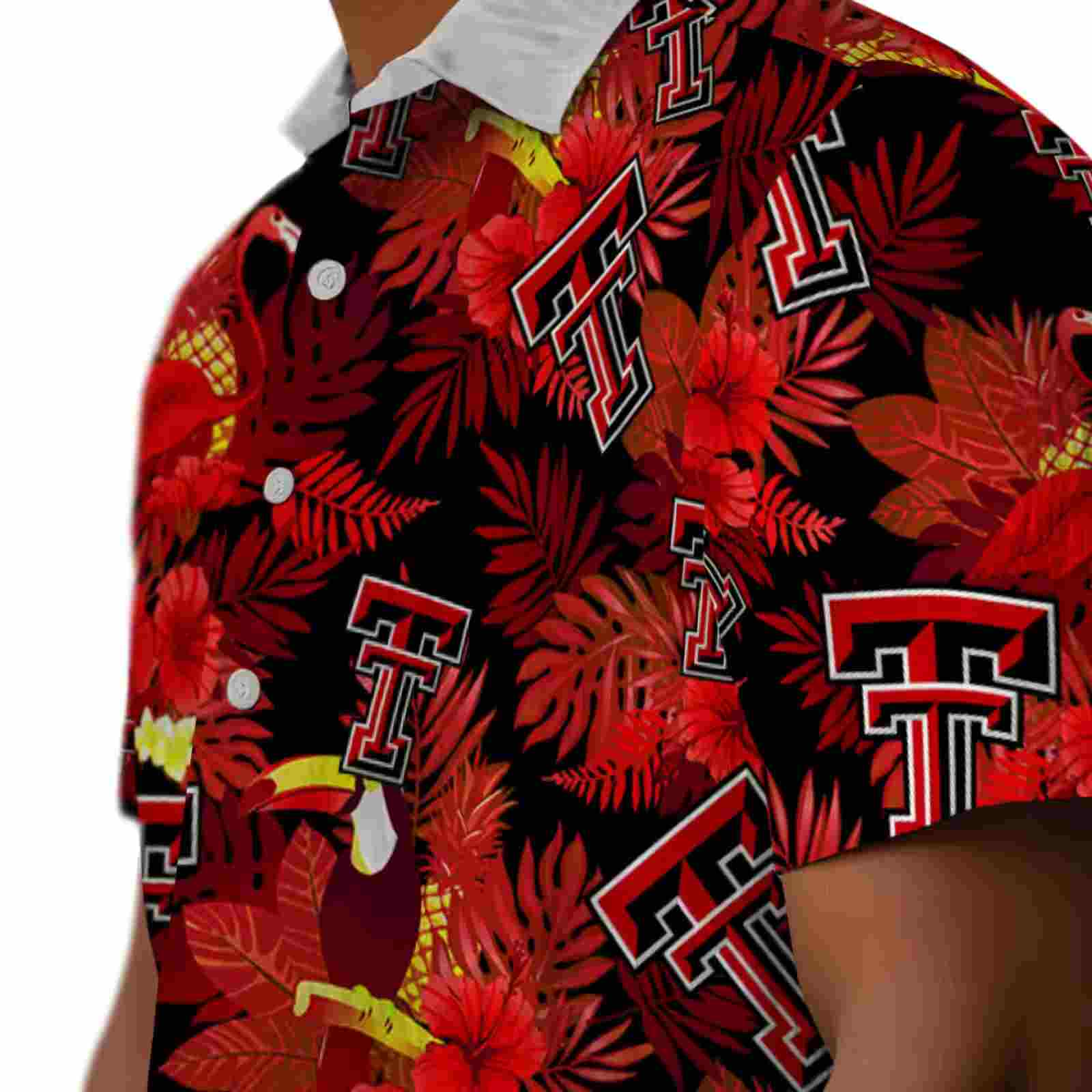 texas tech red raiders floral toucan red hawaiian shirt trendy