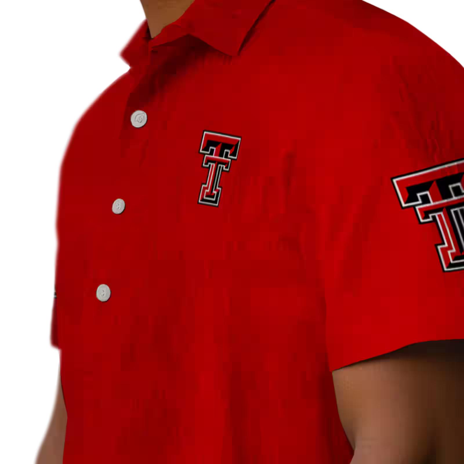 texas tech red raiders stuart minion red hawaiian shirt trendy