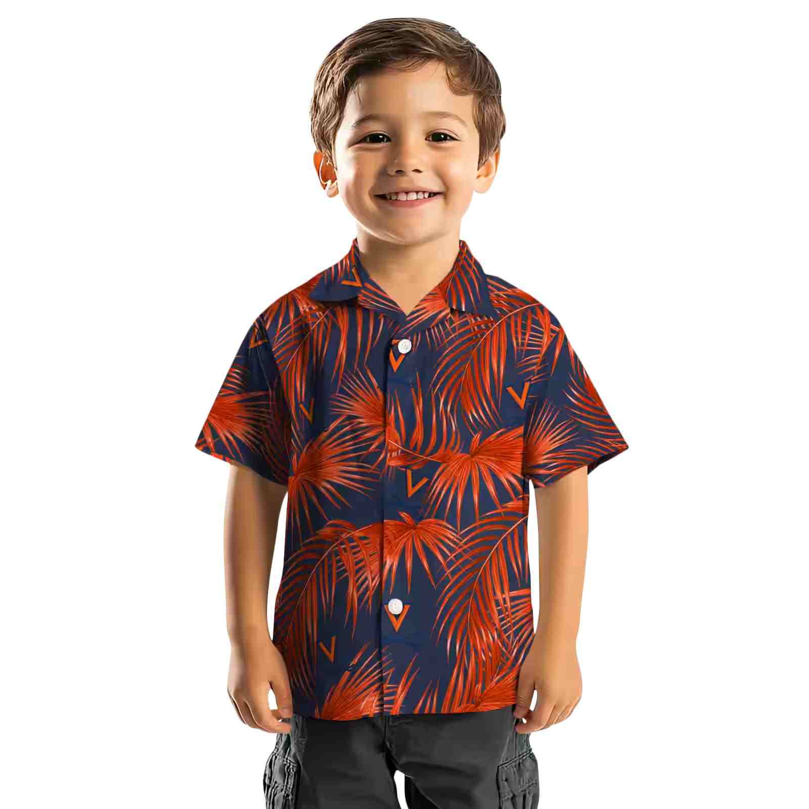 virginia cavaliers leafy palms blue hawaiian shirt top rated