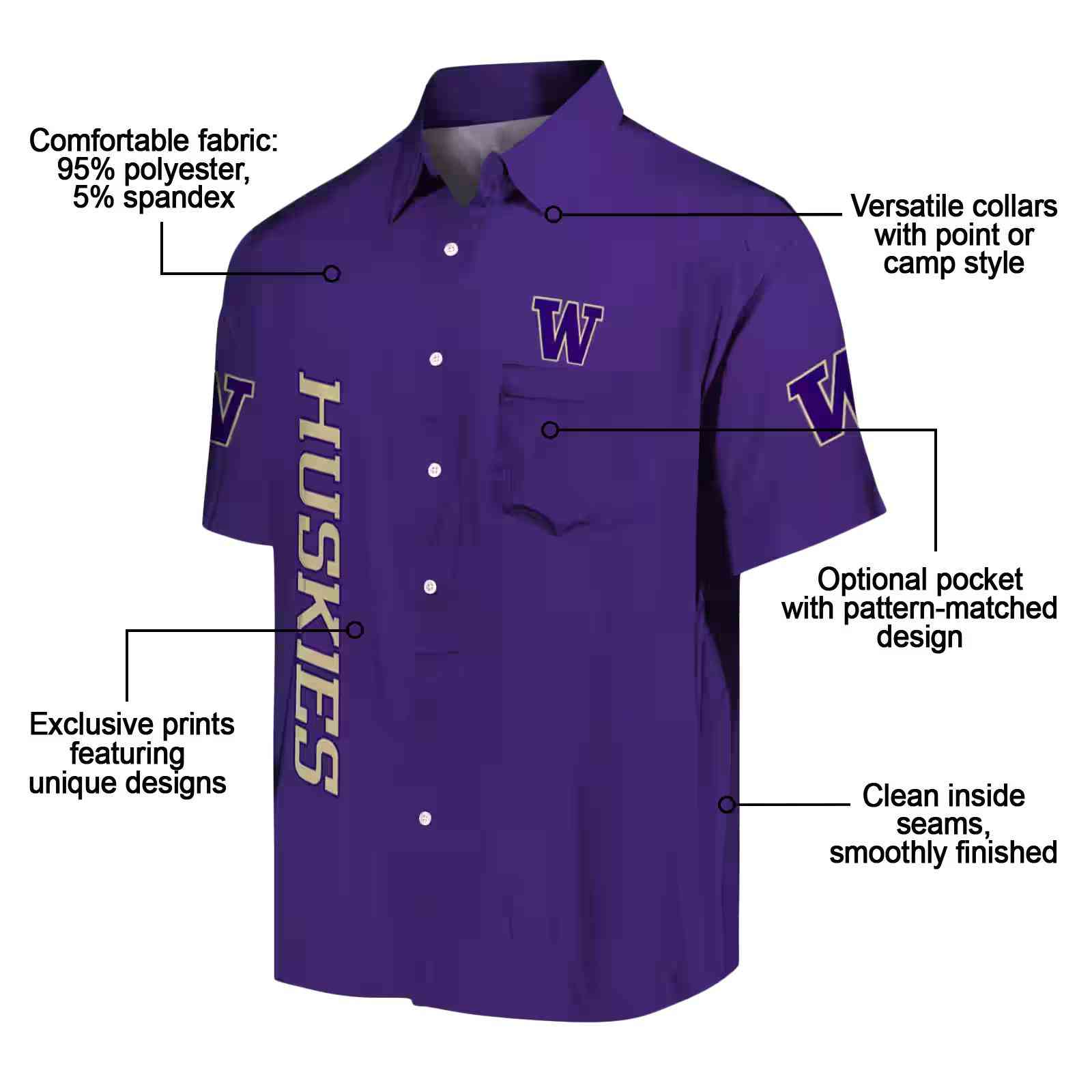 washington huskies stuart minion purple hawaiian shirt new arrival