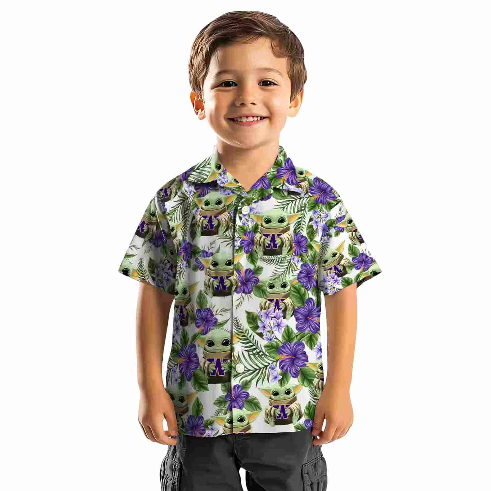 washington huskies tropical yoda green hawaiian shirt top rated