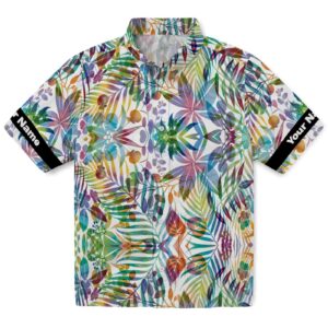 Personalized Vibrant Leaf Hawaiian Shirt