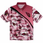 Arizona Cardinals Hawaiian Shirt - Sunset Palms Red White 1 arizona-cardinals-sunset-palms-red-white-hawaiian-shirt-best-selling