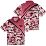 arkansas-razorbacks-sunset-palms-red-white-hawaiian-shirt-best-selling