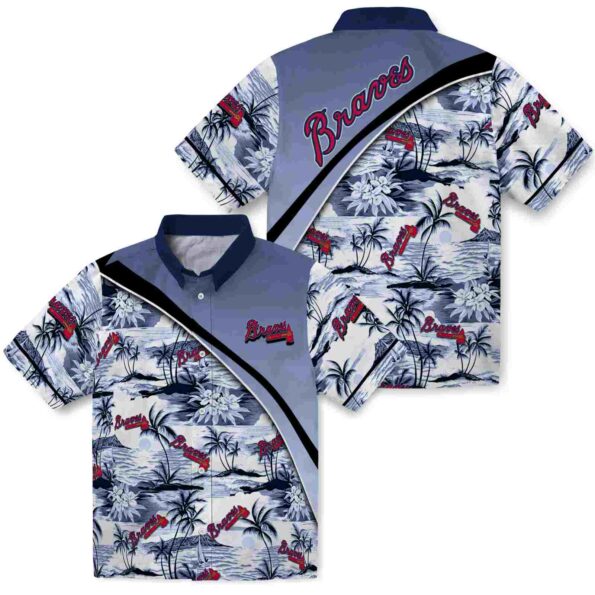 atlanta-braves-sunset-palms-navy-white-hawaiian-shirt-high-quality atlanta braves sunset palms navy white hawaiian shirt high quality