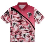 Atlanta Falcons Hawaiian Shirt - Sunset Palms Red White 1 atlanta-falcons-sunset-palms-red-white-hawaiian-shirt-best-selling