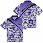baltimore-ravens-sunset-palms-purple-white-hawaiian-shirt-best-selling