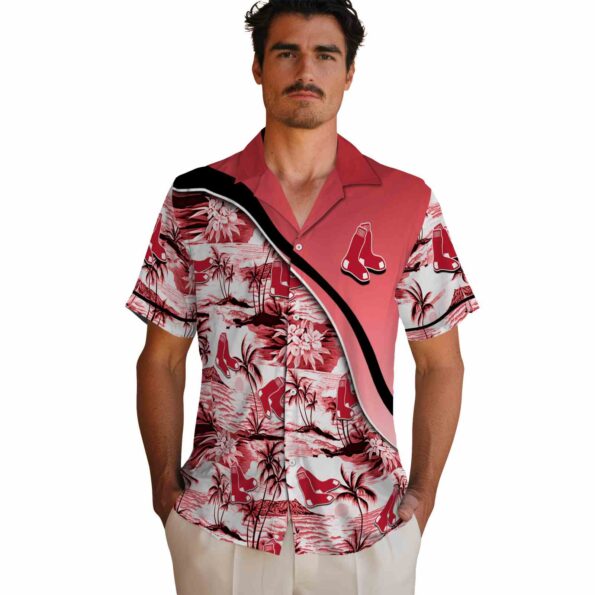 boston-red-sox-sunset-palms-red-white-hawaiian-shirt-fashion-forward boston red sox sunset palms red white hawaiian shirt fashion forward