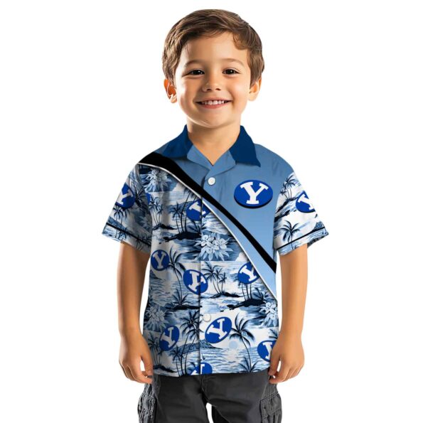 byu-cougars-sunset-palms-blue-white-hawaiian-shirt-top-rated byu cougars sunset palms blue white hawaiian shirt top rated