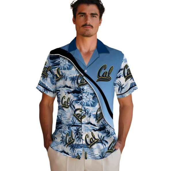 california-golden-bears-sunset-palms-blue-white-hawaiian-shirt-fashion-forward california golden bears sunset palms blue white hawaiian shirt fashion forward