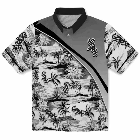 chicago-white-sox-sunset-palms-black-white-hawaiian-shirt-best-selling chicago white sox sunset palms black white hawaiian shirt best selling
