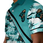 coastal-carolina-chanticleers-sunset-palms-green-white-hawaiian-shirt-best-selling