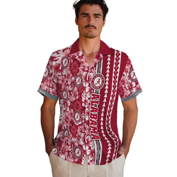 custom-alabama-crimson-tide-hibiscus-arrows-crimson-white-hawaiian-shirt-fashion-forward custom alabama crimson tide hibiscus arrows crimson white hawaiian shirt fashion forward